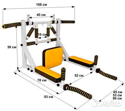 Турник 3в1 Мультихват с блочной системой