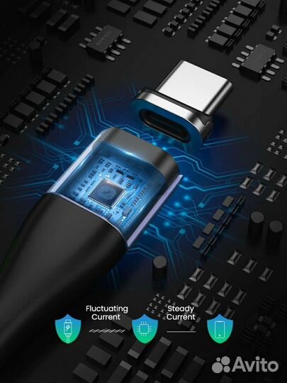 Магнитный кабель Ugreen Magnetic 3A (новый) 1m