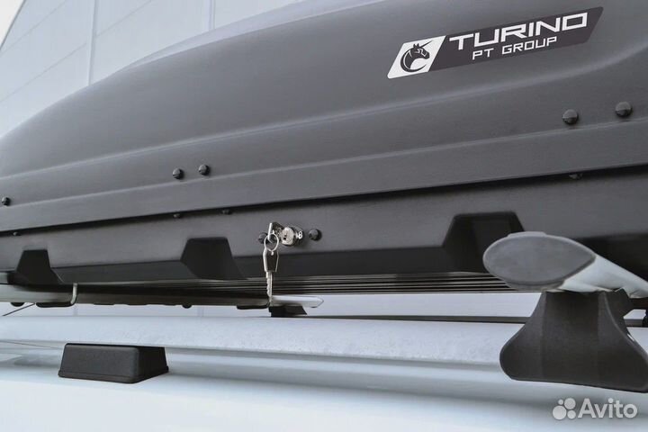 Бокс багажник на крышу Turino 1 черный