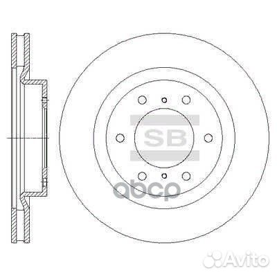 Диск тормозной передний mitsubishi pajero IV 3