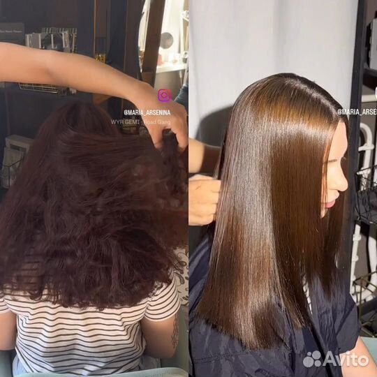 Кератин, ботокс, прикорневой объём