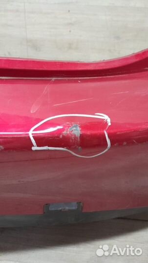 Бампер задний под парктроники Mazda 6 Gj С 2013 По