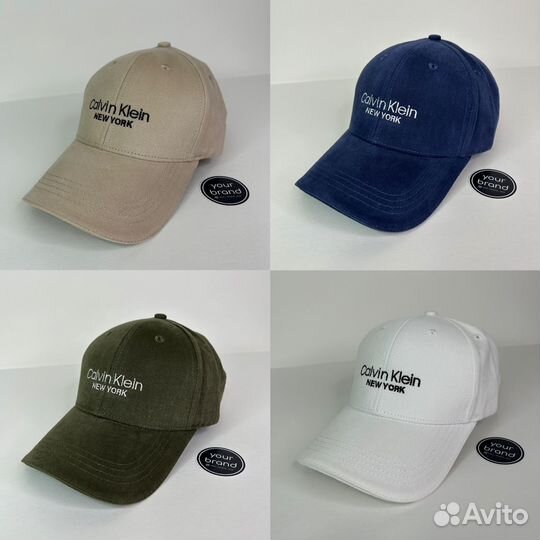 Кепка / бейсболка Calvin Klein бежевая