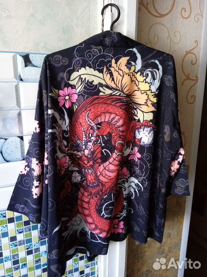 Хаори с драконом / накидка на кимоно