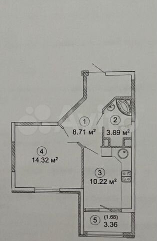 1-к. квартира, 40,5 м², 3/18 эт.