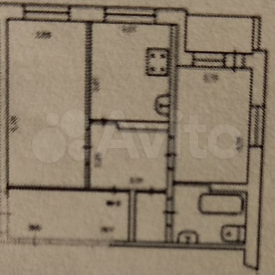 2-к. квартира, 52 м², 2/9 эт.