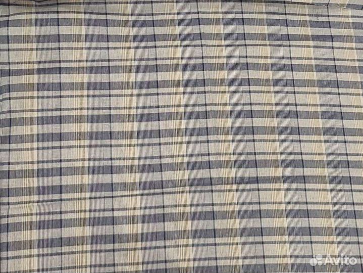 Ткань отрез (костюмная, сорочечная, сатин черный)