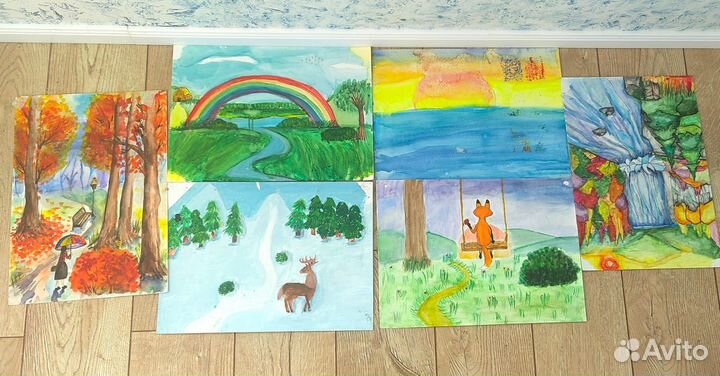 Рисунки на заказ в садик, школу