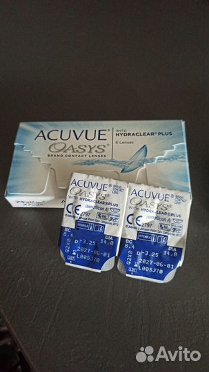 Линзы контактные acuvue oasys двухнедельные