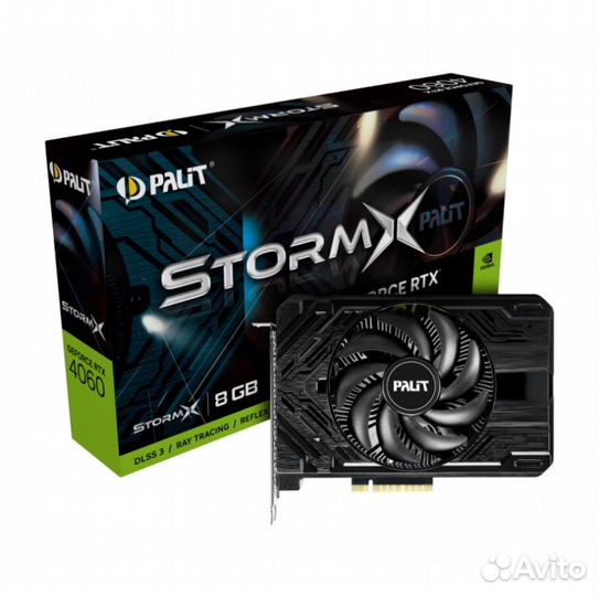 Видеокарта Palit RTX 4060 stormx 8GB