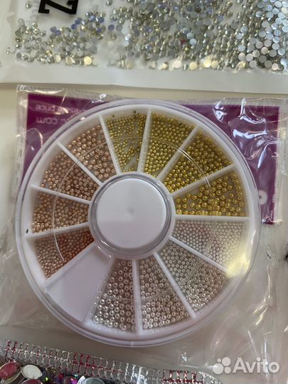 Стразы блестки для маникюра педикюра