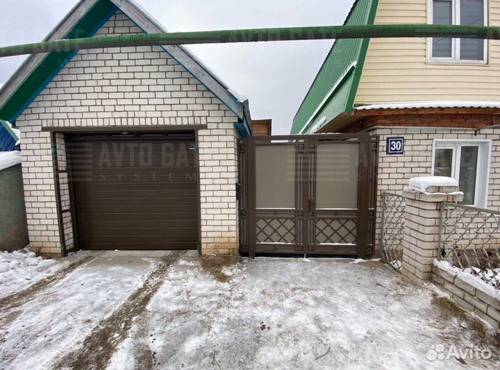 Гаражные ворота секционные