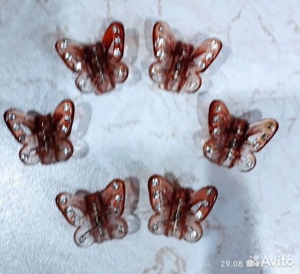 Маленькие крабики для волос