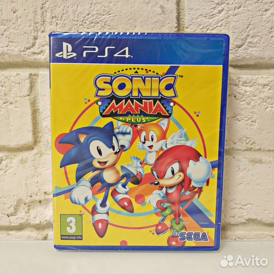 Sonic Mania PS4 новый