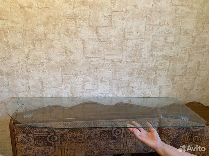 Стеклянные полки 4 шт