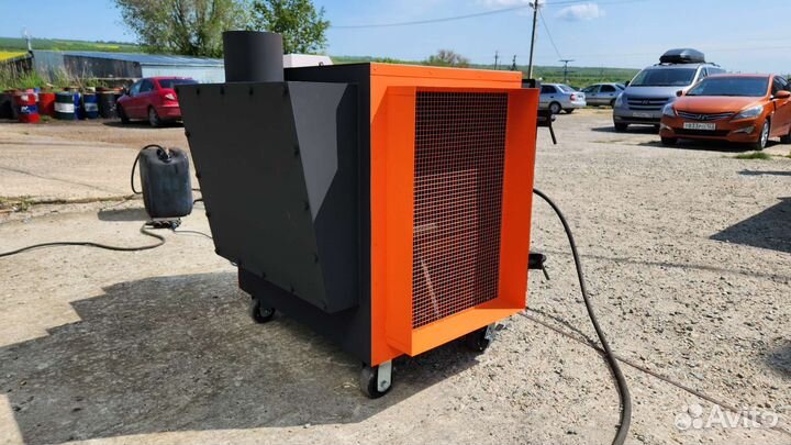 Тепловая пушка на отработке ставрос 100 квт