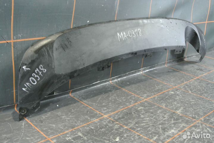 Спойлер бампера заднего - Kia Ceed 2