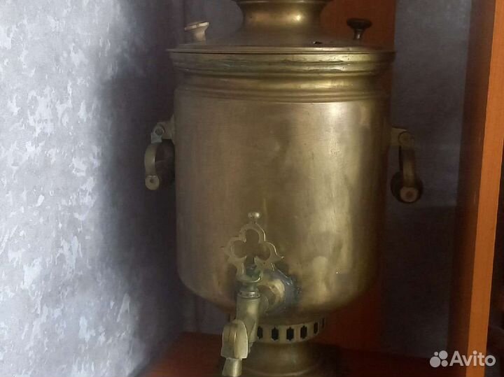 Самовар на дровах старинный большой