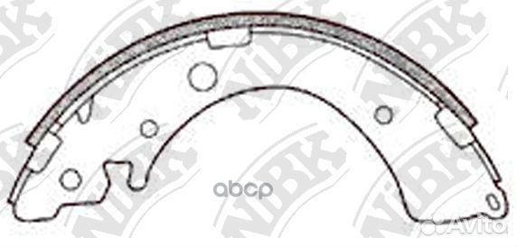 FN5520 nibk Колодки тормозные задние FN5520 NiBK