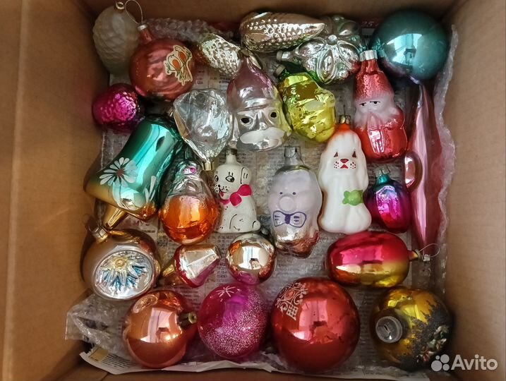 Елочные игрушки СССР одним лотом
