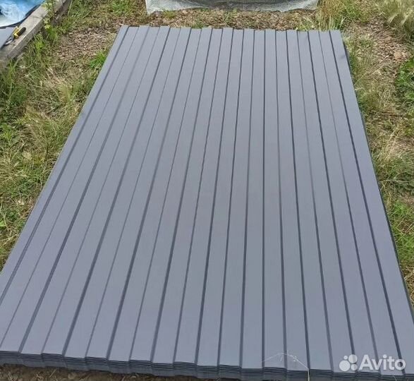 Профнастил мокрый асфальт