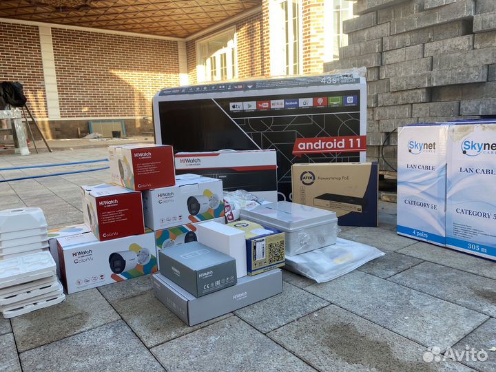 Установка камер видеонаблюдения