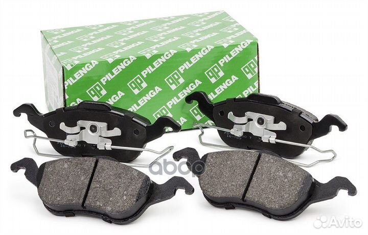 Колодки тормозные дисковые Премиум перед, прав