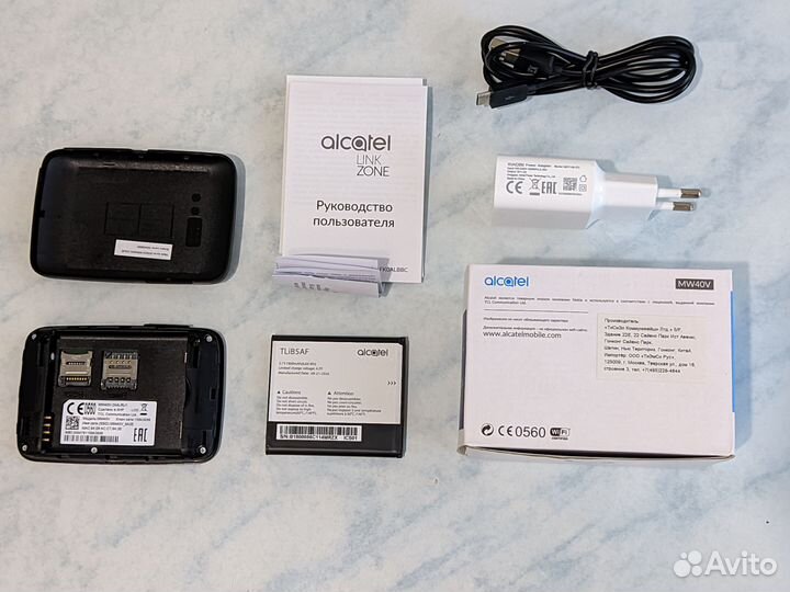 4g модем wifi роутер Alcatel link zone mw40v
