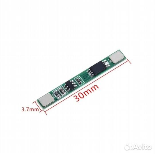 Плата защиты BMS PCM для li-ion аккумуляторов 1S/3