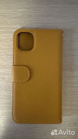 Чехол на iPhone 11 кожаный