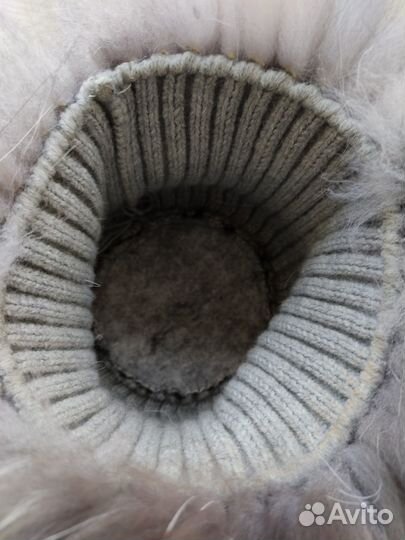 Женская меховая шапка, чернобурка, натуральный мех