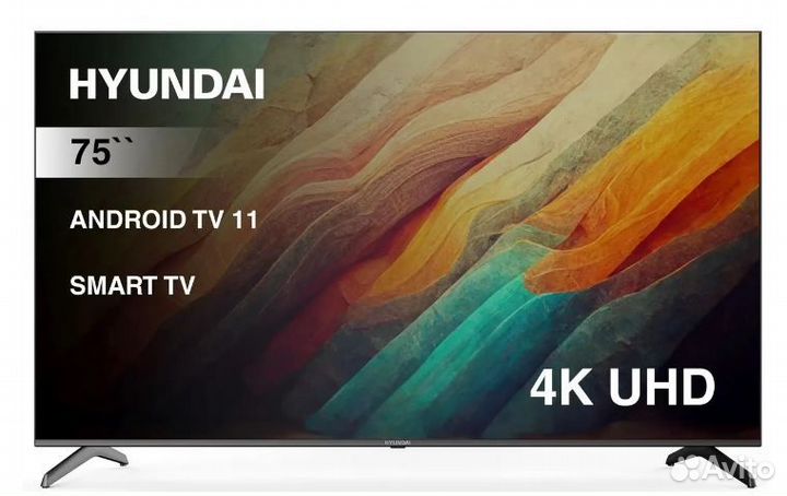 Телевизор Hyundai H-LED75BU7006, 4K Ultra HD 75