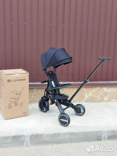 Велосипед трехколесный складной (чёрный)