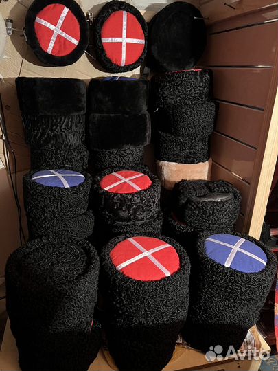 Кубанка казачья папаха каракуль