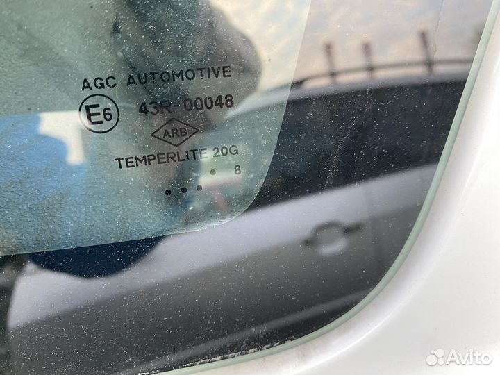 Стекло заднее правое Renault Duster 2018 H4M 1.6