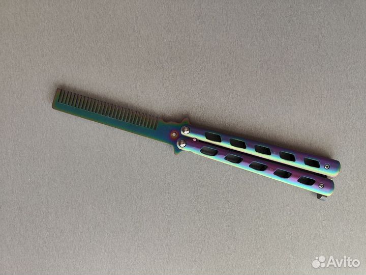 Нож бабочка расческа