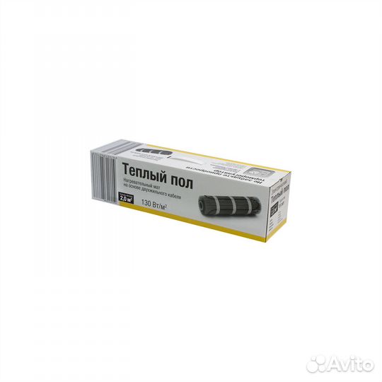 Нагревательный мат для теплого пола 2 м2 260 Вт