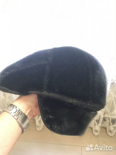 Меховая мужская кепка