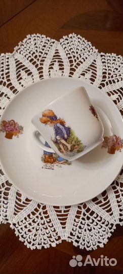 Набор детской посуды,фарфор