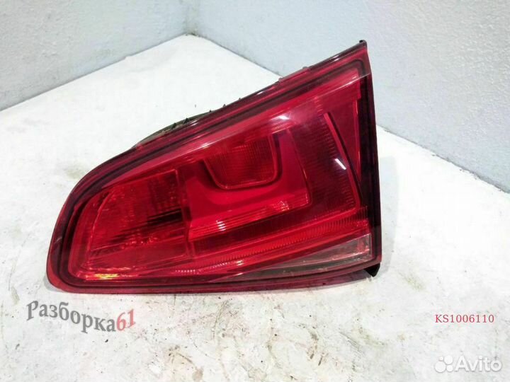 Фонарь volkswagen golf 7 Задний правый внутриний