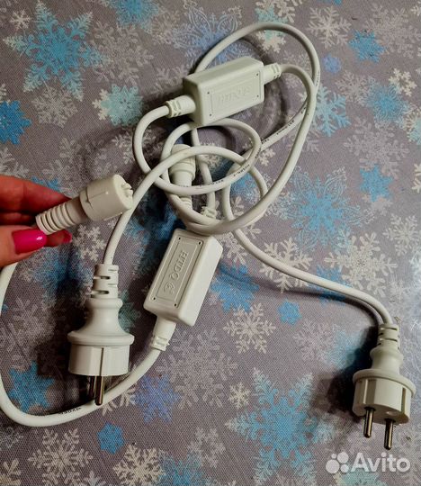 Гирлянда уличная бахрома 12 м 25 м