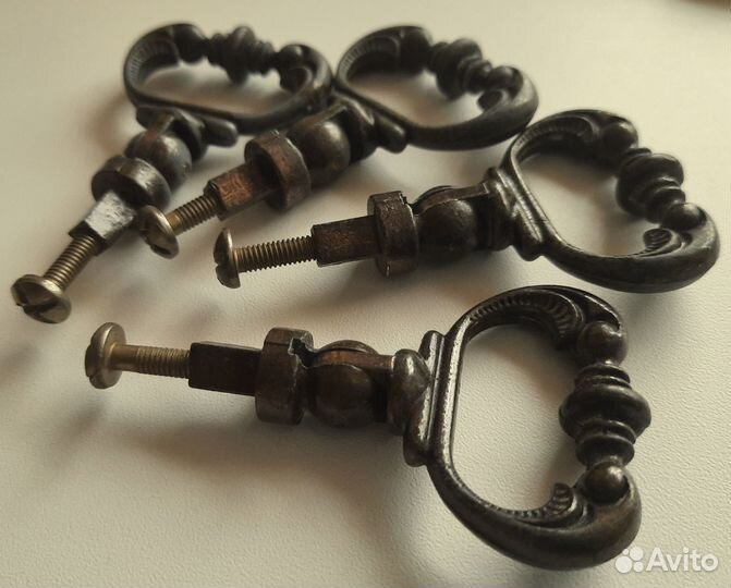 Мебельные ручки 4 шт. времен СССР