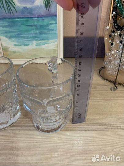 Кружка пивная череп 2 шт