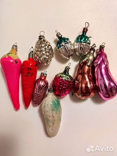 Елочные игрушки СССР лотом