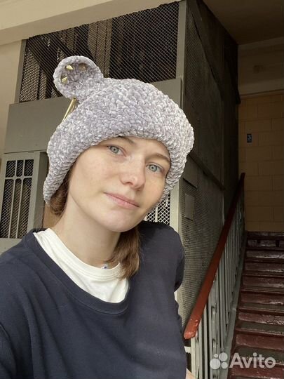 Вяжу плюшевые шапки, балаклавы, шарфы