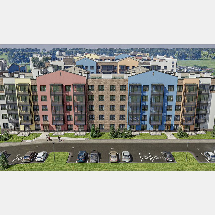 1-к. квартира, 36,9 м², 3/5 эт.