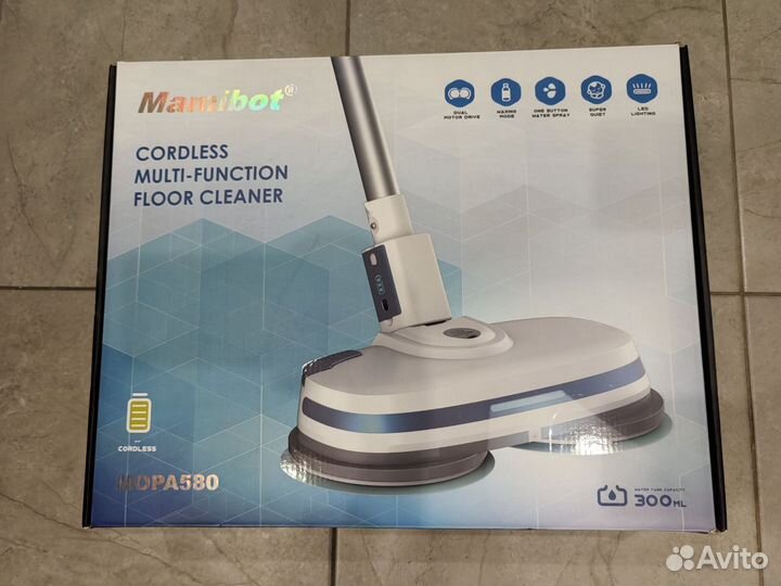 Беспроводная швабра полотер