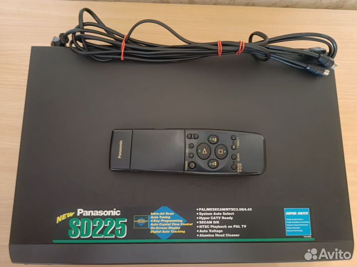 Видеомагнитофон panasonic nv sd225