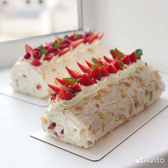 Меренговый рулет