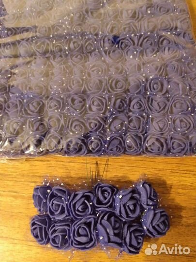 Розочки из фоамирана